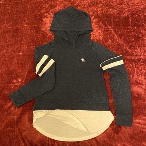 Abercrombie Kids Hoodie Sweatshirt Blue 13/14
